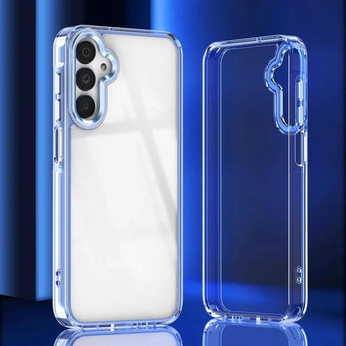 Funda Acrílico Samsung Galaxy A25 5G Transparente Brillante (Azul)