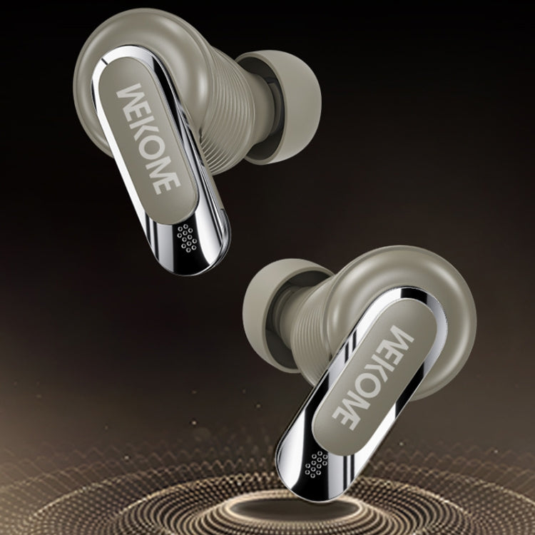 Auriculares inalámbricos Wk Beluga S9 Bluetooth reducción de ruido pantalla a color (Gris)