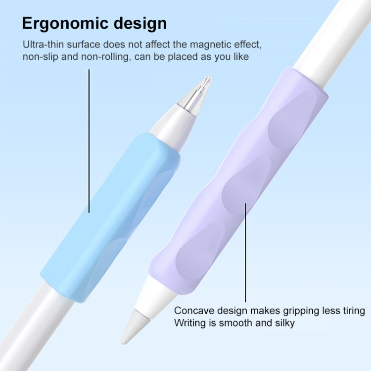 Funda Protectora Silicona Universal Lápiz Óptico Apple Pencil y Huawei M-Pencil (Azul)