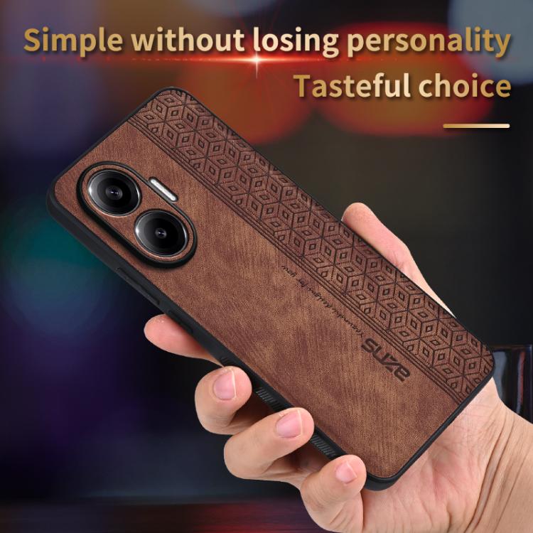 Funda AZNS con relieve 3D para Redmi Turbo 4 Pro (verde oscuro)