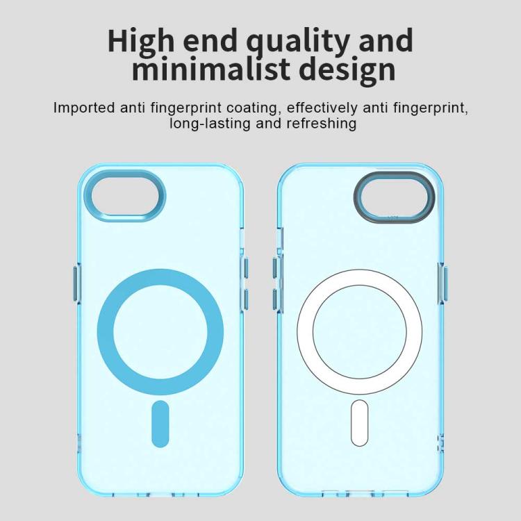 Funda Híbrida TPU y PC Candy con Protección Magsafe para iPhone 16E (Azul)