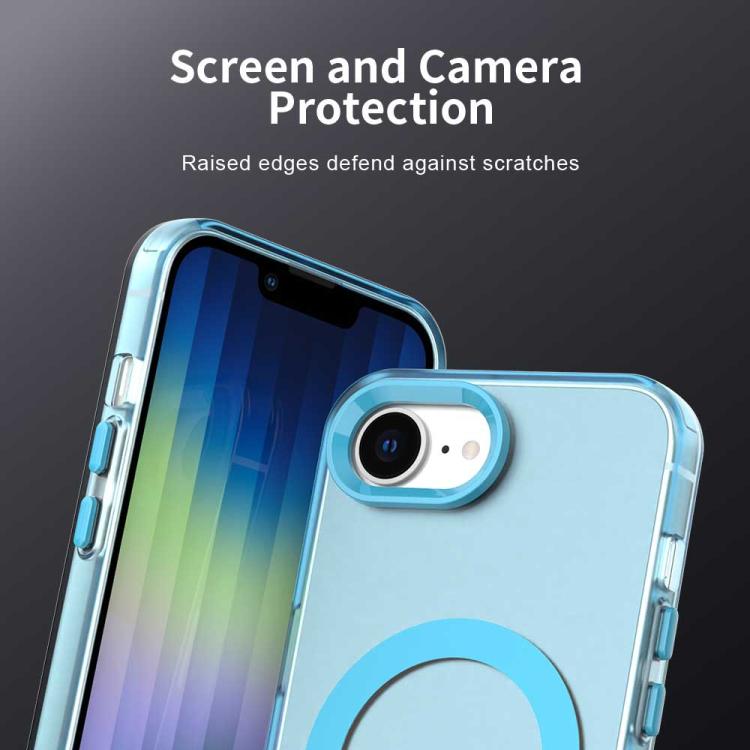 Funda Híbrida TPU y PC Candy con Protección Magsafe para iPhone 16E (Azul)