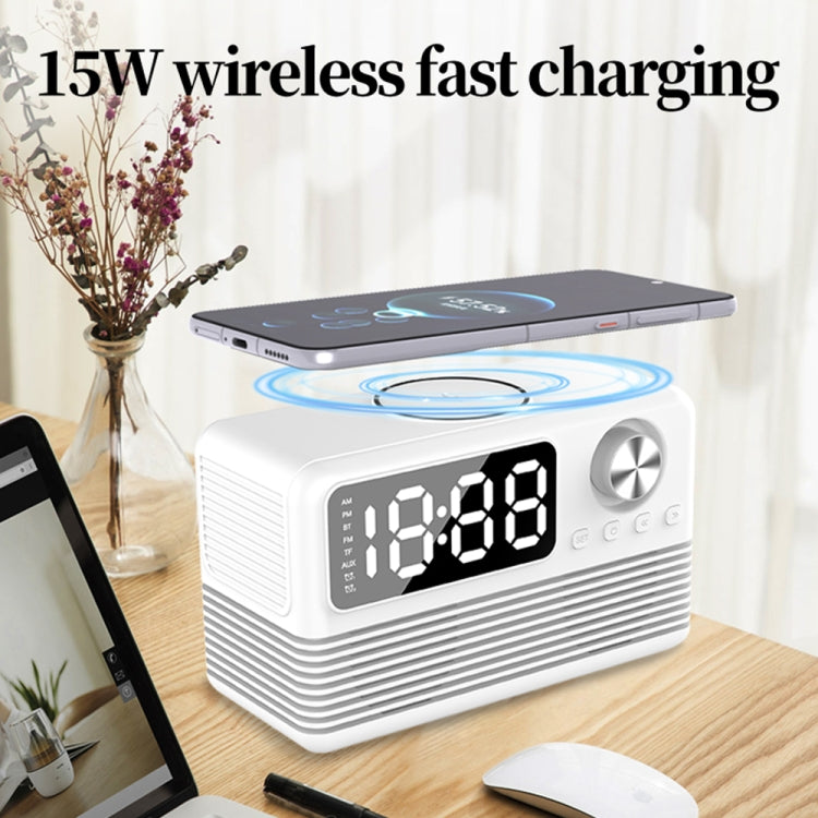 Altavoz Despertador Bt509 Bluetooth 5.3 Pantalla Música Radio (Rosa)