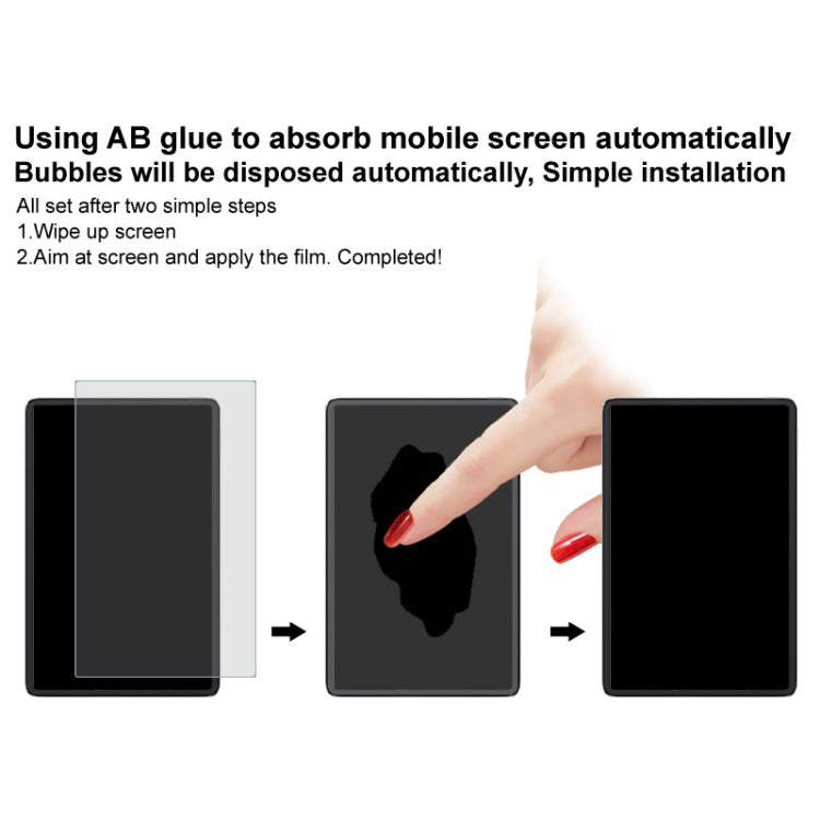 Película de vidrio templado de pantalla completa para tableta Xiaomi Pad 7 Ultra imak serie H