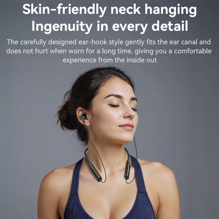 Auriculares inalámbricos Yesido YSP20 con Bluetooth y banda magnética para cuello (Negro)