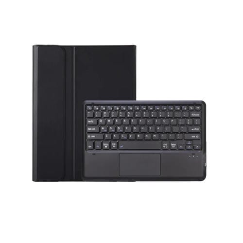 Funda de Cuero para Tableta Huawei Matepad Pro 12.2 con Teclado Bluetooth Desmontable y Panel Táctil (Negro)