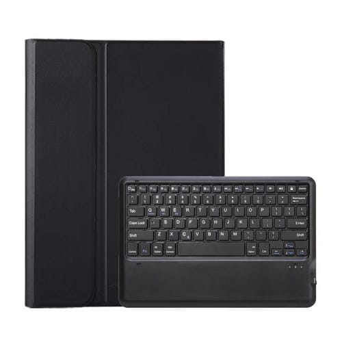 Funda de Cuero Samsung Galaxy Tab S10 Ultra A910B con Ranura para Lápiz y Teclado Bluetooth Desmontable (Negro)