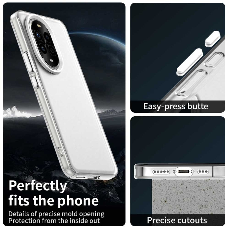 Funda híbrida TPU a prueba de golpes Huawei Nova 13 Pro Candy PC (Blanca)