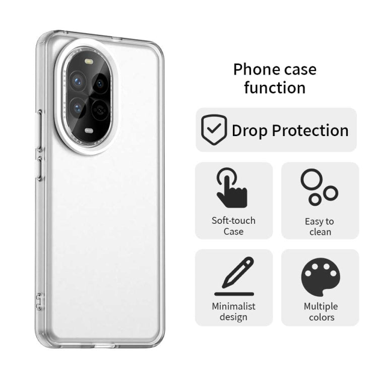Funda híbrida TPU a prueba de golpes Huawei Nova 13 Pro Candy PC (Blanca)