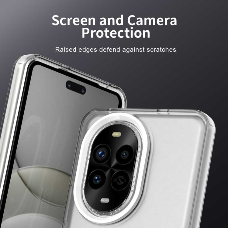 Funda híbrida TPU a prueba de golpes Huawei Nova 13 Pro Candy PC (Blanca)