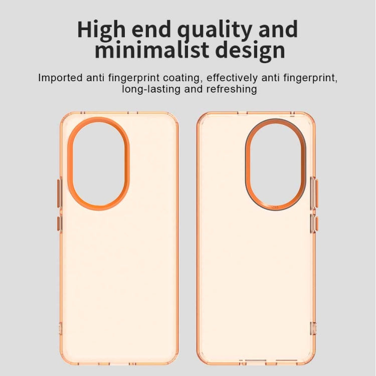 Funda híbrida TPU para Huawei Nova 13 Pro a prueba de golpes (Naranja)