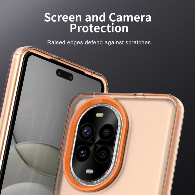 Funda híbrida TPU para Huawei Nova 13 Pro a prueba de golpes (Naranja)