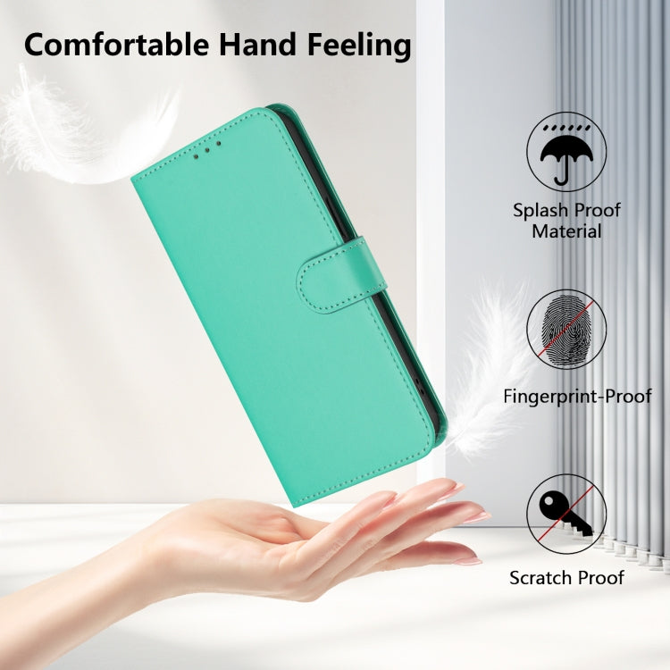 Funda de Piel para OnePlus 9 con Tacto Suave y Color Liso (Verde)