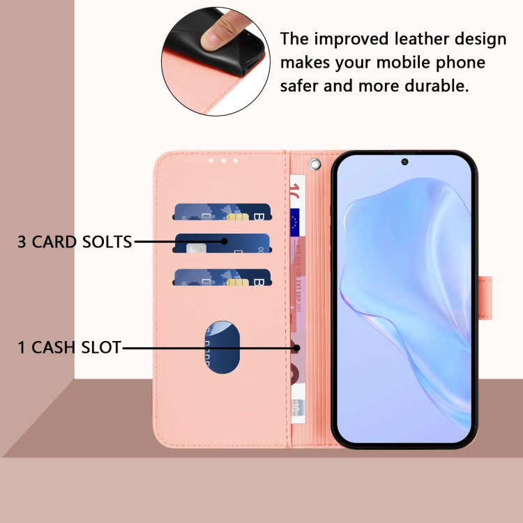 Funda de Cuero con Cordón para OnePlus 11R 5G con Tacto de Piel (Rosa)