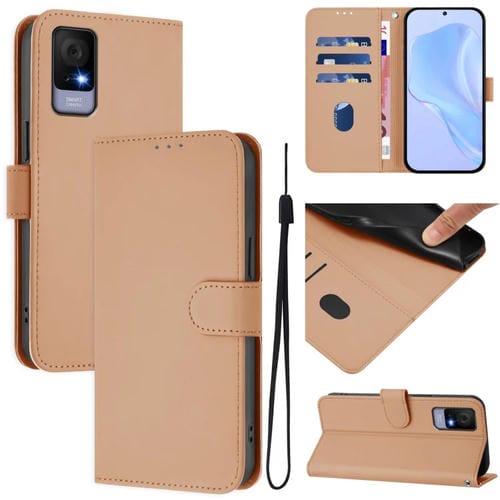 Funda de Piel Sintética para TCL 405/406/408 con Cordón (Desnudo)