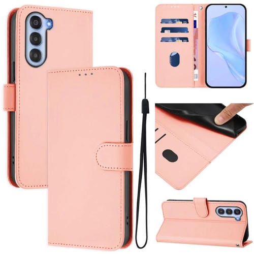 Funda de Piel Sintética con Cordón para ZTE Nubia S 5G A403Zt (Rosa)