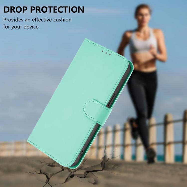 Funda de Piel Sintética con Cordón para Huawei Nova 13/Nova 12 (Verde Menta)