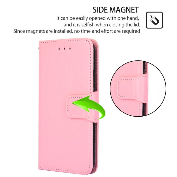 Funda de cuero con textura de cristal para Samsung Galaxy Xcover 7 Pro 5G (rosa)