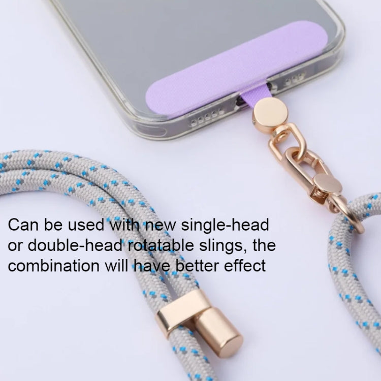 Junta de Fijación para Cordón de Teléfono Móvil con Rotación de 360 Grados (Azul Cielo)