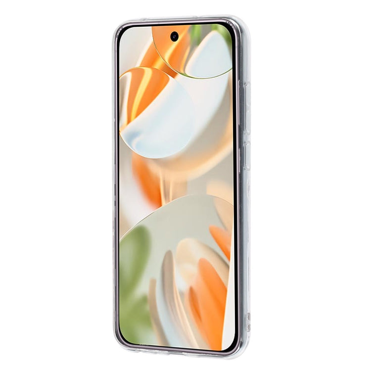 Funda TPU Google Pixel 8A con Patrón Pintura Colorida (Lobo Blanco)