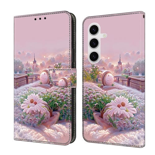 Funda de Piel Samsung Galaxy A16 5G Pintada a Mano Jardín
