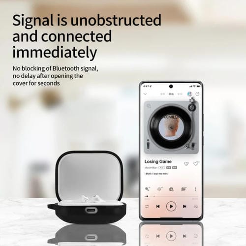 Funda Protectora de Silicona para Auriculares Xiaomi Redmi Buds 6S y 6 Lite (Roja)