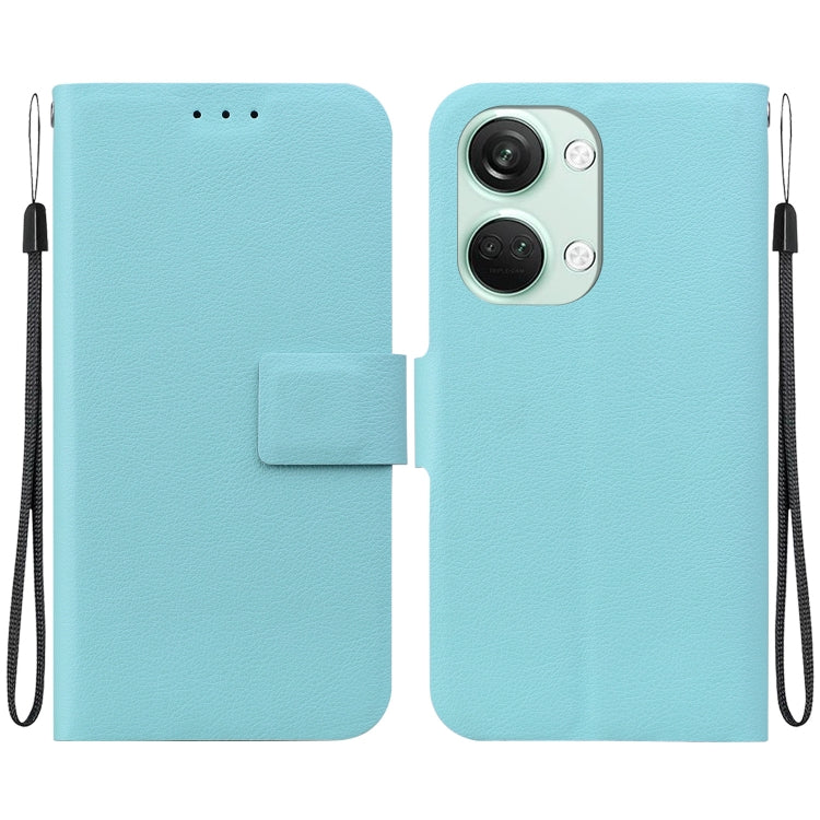 Funda de Cuero con Hebilla Magnética Ultrafina para OnePlus Nord 3/Ace 2V (Verde)