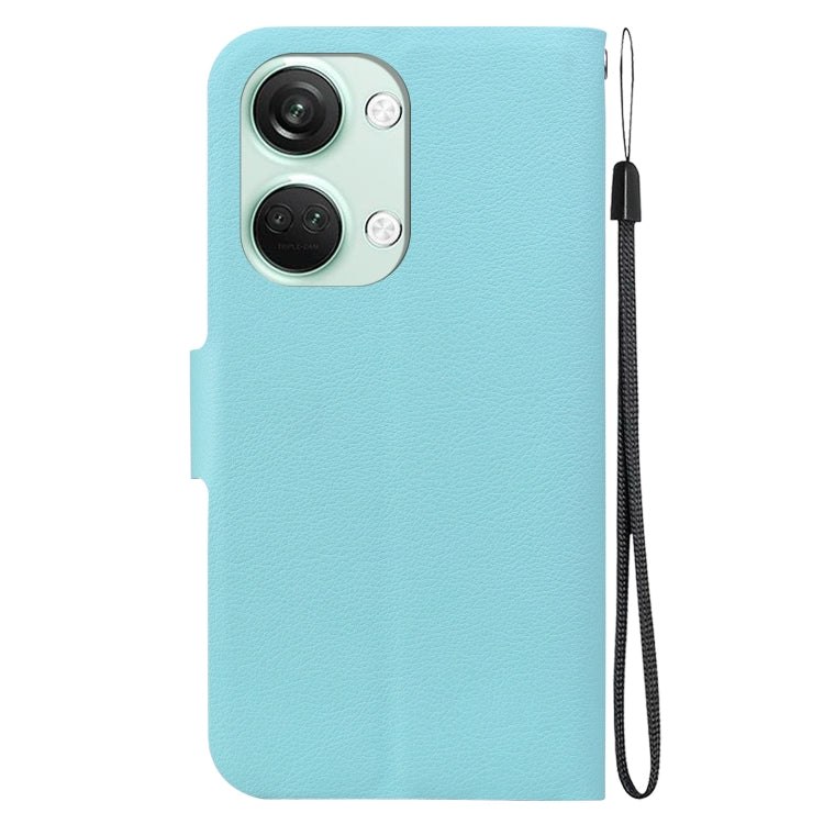 Funda de Cuero con Hebilla Magnética Ultrafina para OnePlus Nord 3/Ace 2V (Verde)
