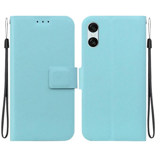 Funda de Cuero Ultradelgada con Hebilla Magnética para Sony Xperia 10 Vi (Verde)
