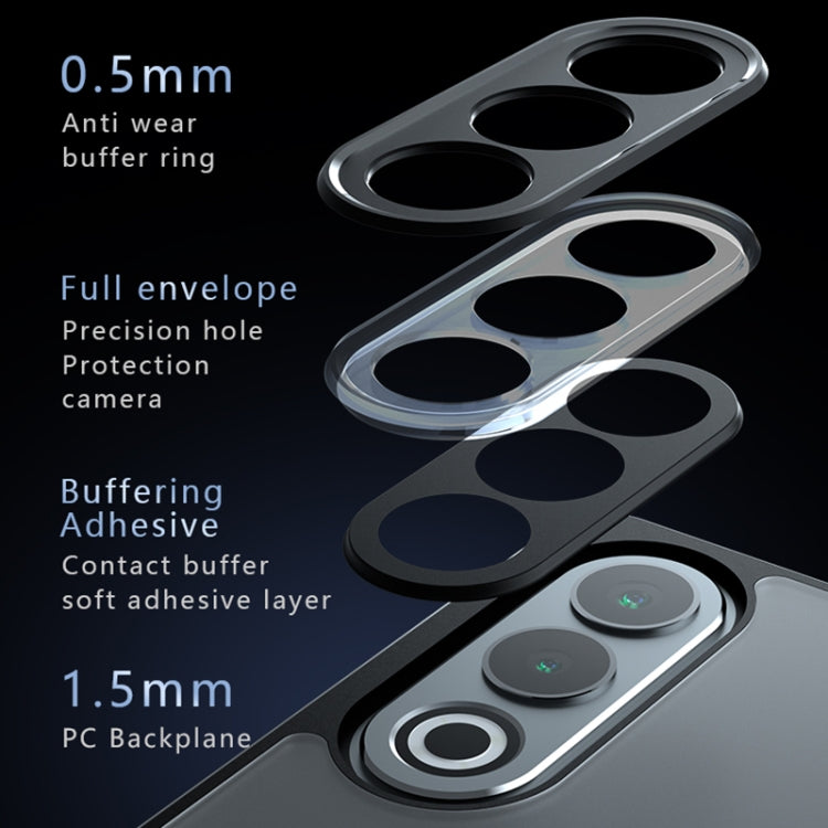 Funda híbrida TPU con orificio para PC y armadura Magsafe para OnePlus Ace 3V (Negro Esmerilado)