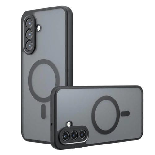 For Samsung Galaxy A17 5G Armor MagSafe PC Hybrid TPU Phone Case(Frosted Black)