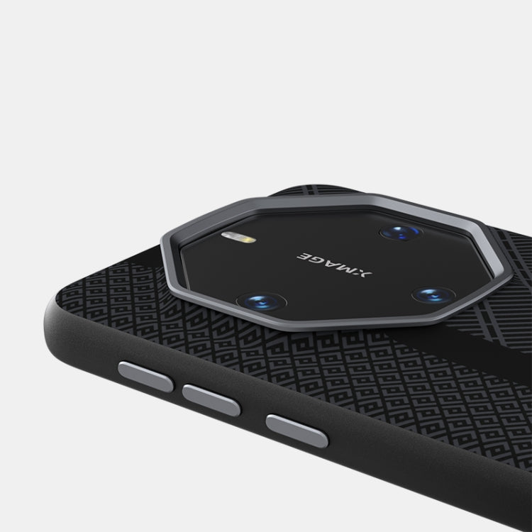 Funda para Teléfono Abeel 6D Microrelieve para Huawei Mate 60 Rs Ultimate (Negra)