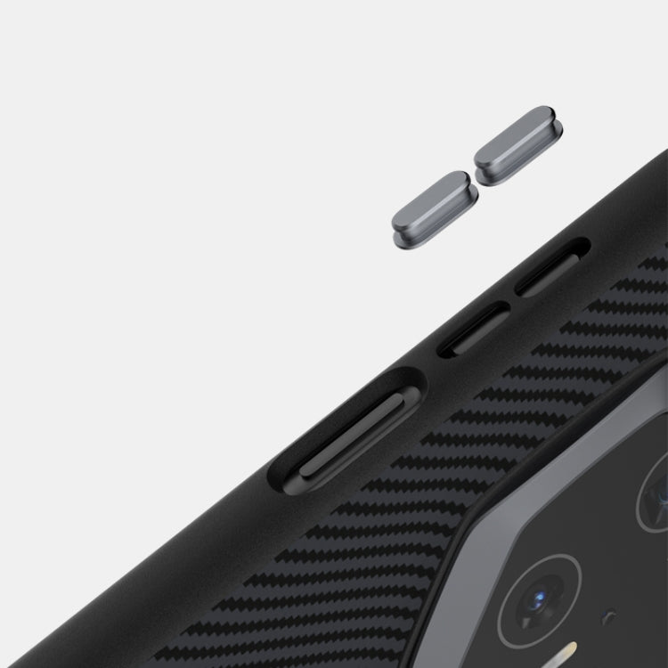 Funda para Teléfono Abeel 6D Huawei Mate 70 Rs Ultimate Microrelieve (Fibra de Carbono Negra)