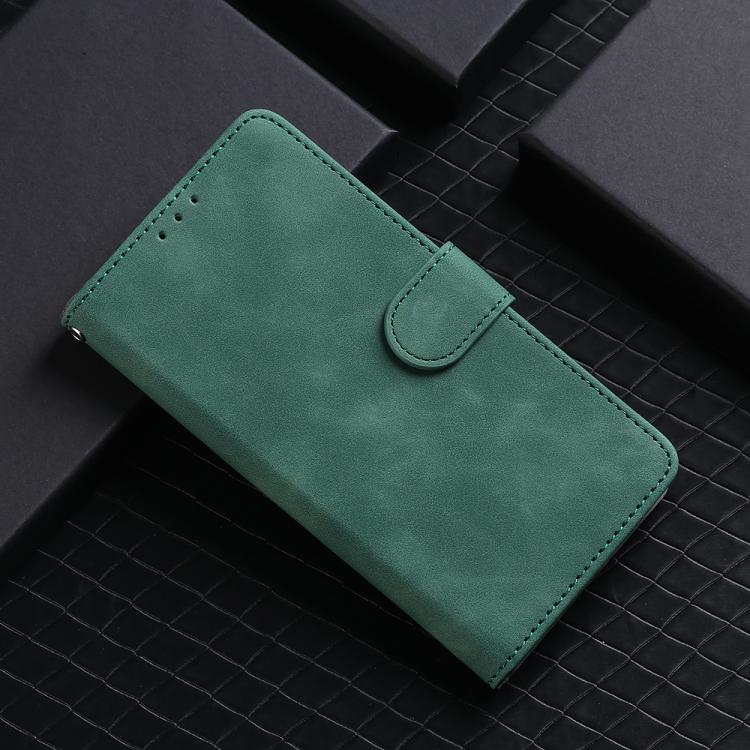 Funda de Cuero para OnePlus Ace 5 y Ace 5 Pro con Tapa Magnética y Tacto Sedoso (Verde)