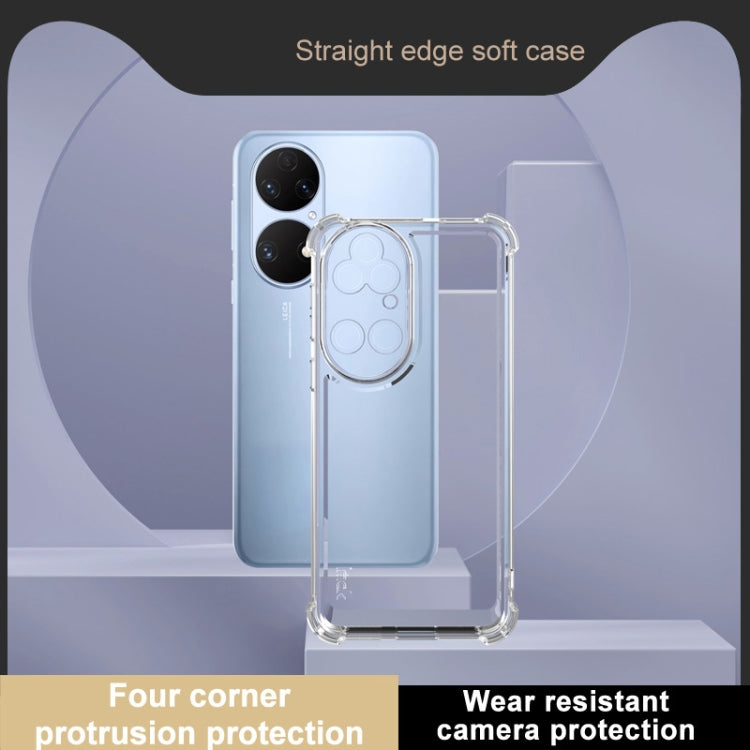 Funda Protectora Cuatro Esquinas Huawei P50/P50E Imak Ux-4 Series a Prueba de Golpes (Transparente)
