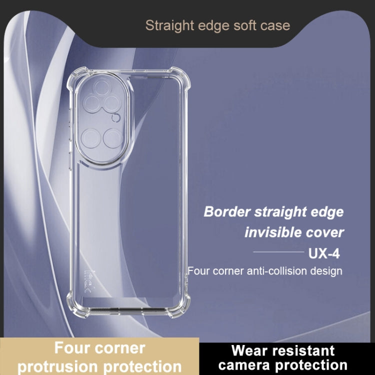 Funda Protectora Cuatro Esquinas Huawei P50/P50E Imak Ux-4 Series a Prueba de Golpes (Transparente)