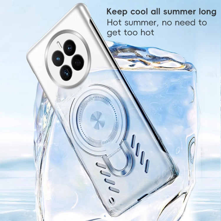 Funda para Teléfono Huawei Mate 50 Pro Ice Sense Series con Soporte Magsafe y Refrigeración de Grafeno (Naranja)