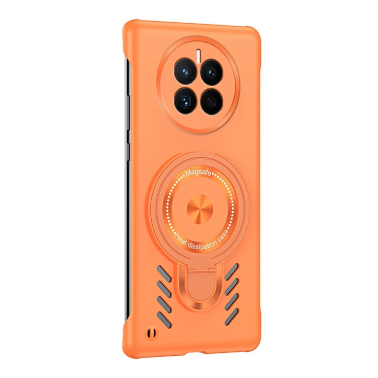 Funda para Teléfono Huawei Mate 50 Ice Sense Series con Soporte Magsafe y Refrigeración de Grafeno (Naranja)