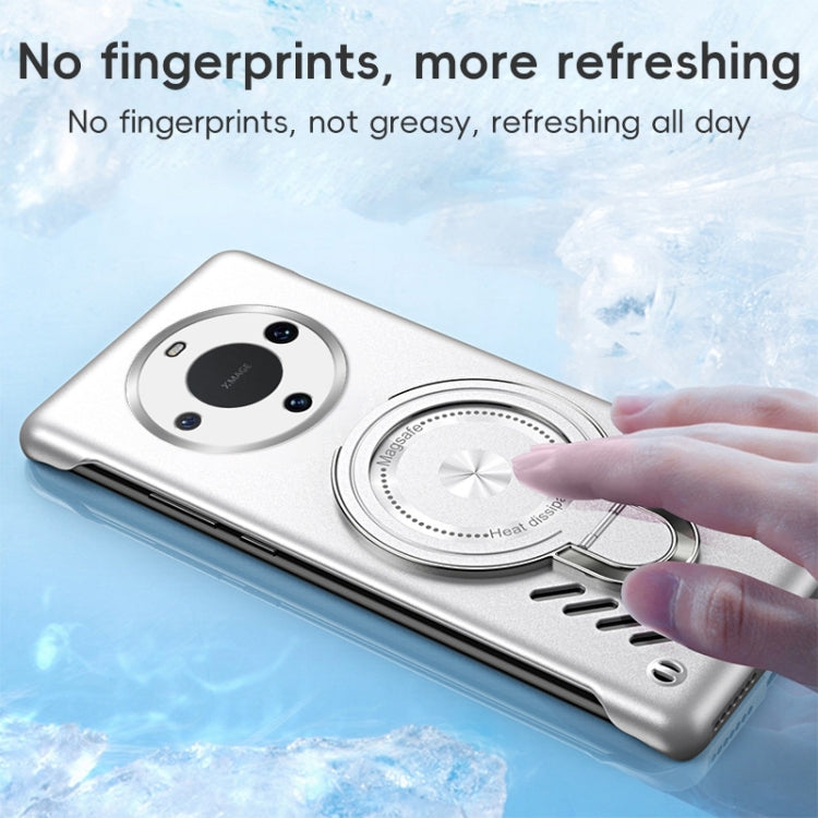Funda para Teléfono Huawei Mate 60 Ice Sense Series con Soporte Magsafe y Refrigeración de Grafeno (Negra)