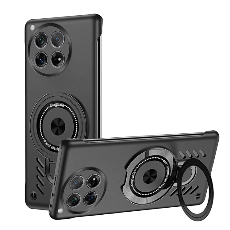 Estuche para Teléfono OnePlus Ace 3 Pro Ice Sense Series con Soporte Magsafe y Refrigeración de Grafeno (Negro)