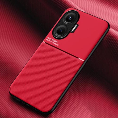 Funda híbrida de TPU y policarbonato con diseño magnético para Redmi Turbo 4 Pro (color rojo)