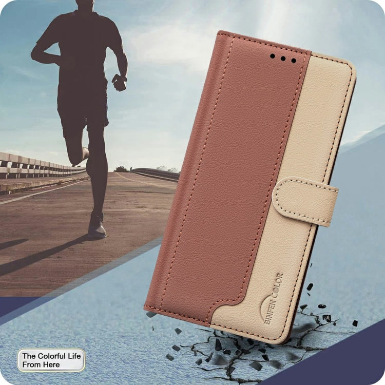 Funda de Cuero Antirrobo con Protección Rfid para OnePlus 13 (Marrón)