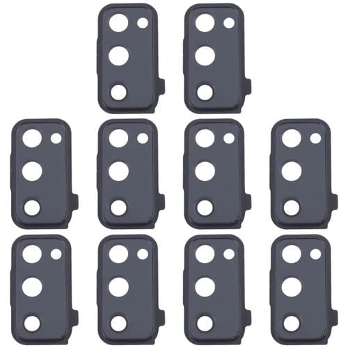 Cubierta de Lente de Cámara Trasera Samsung Galaxy S20 FE SM-G780F (10 Piezas) (Negra)