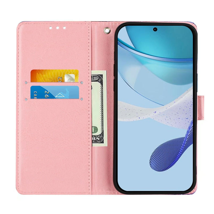 Funda de Cuero para Cubot P50 con Diseño de Dibujos Panda Bebé (Liso)