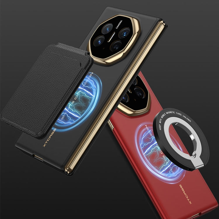 Funda para Teléfono Gkk con Marco Ultrafino Magsafe para Huawei Mate Xt (Roja)