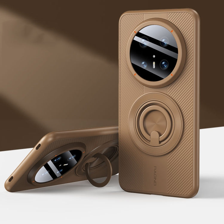 Funda para Teléfono Huawei Mate 70 Pro con Soporte Magsafe y Refrigeración (Dorado del Desierto)