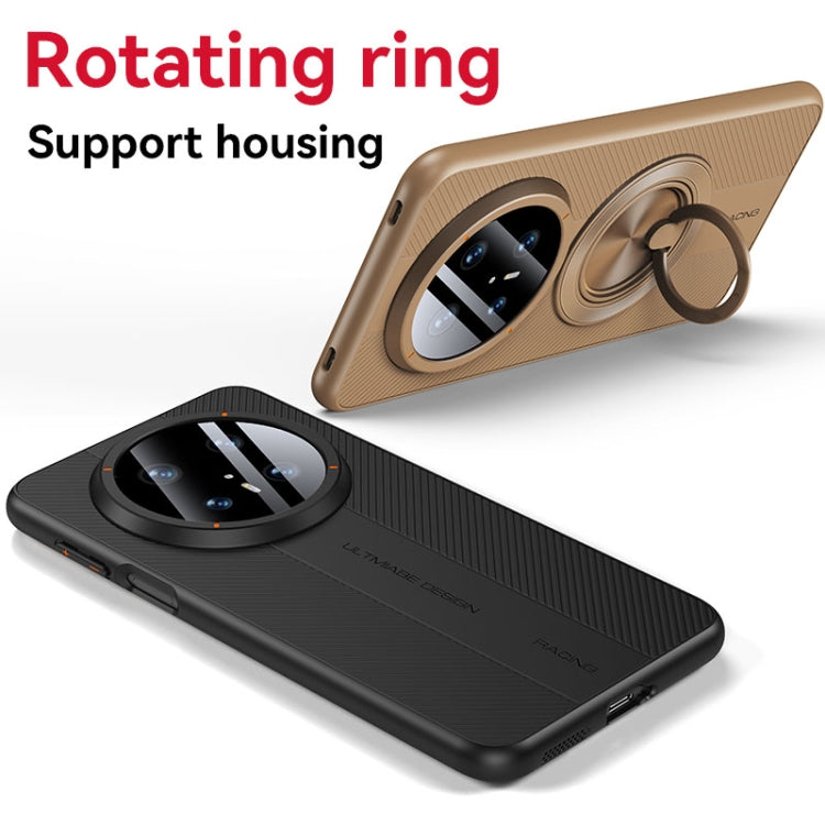 Funda para Teléfono Huawei Mate 70 Pro con Soporte Magsafe y Refrigeración (Dorado del Desierto)