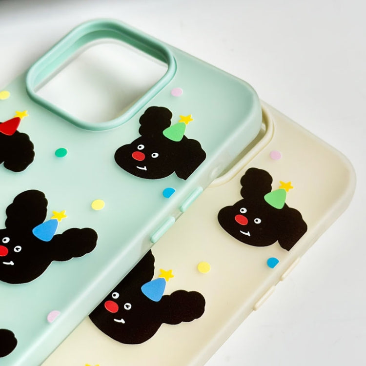 Funda híbrida TPU y PC iPhone 14 Tacto Sedoso (Amarillo Oso de Pan)
