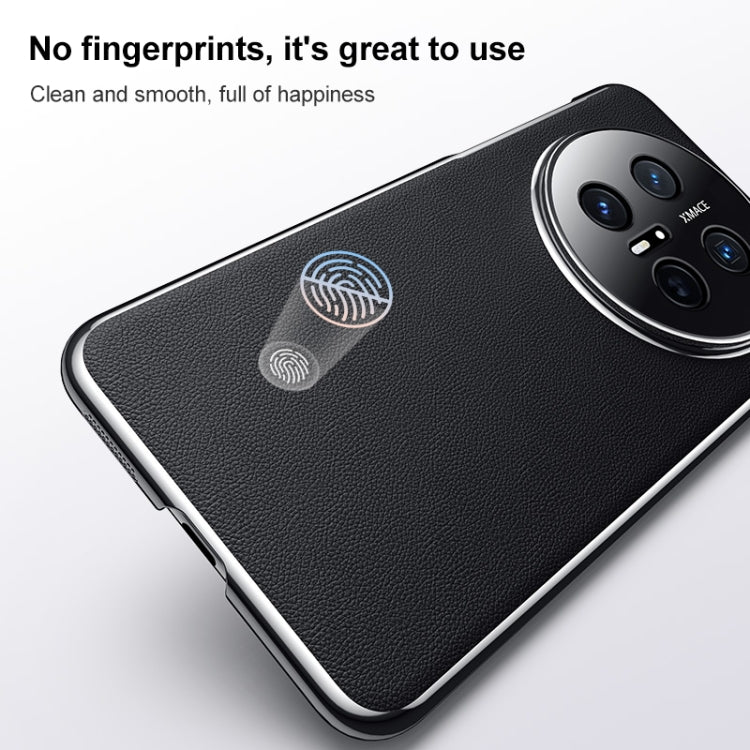 Funda de Cuero a Prueba de Golpes para Huawei Mate 70 Rs Ultimate (Morado)