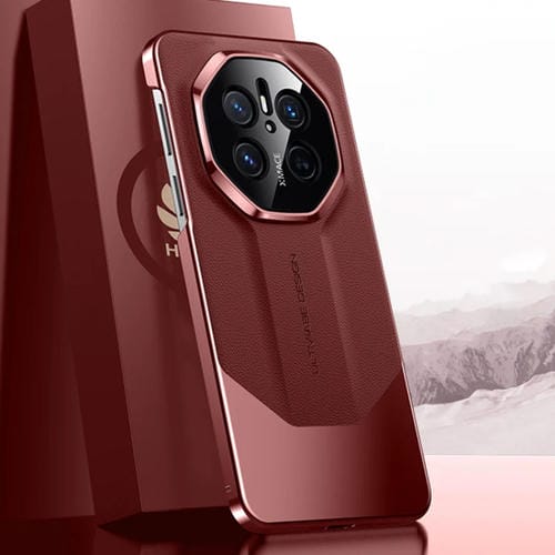 Estuche para Teléfono Huawei Mate 70 Diseño Imitación Galvanizada de Platino (Blanco)